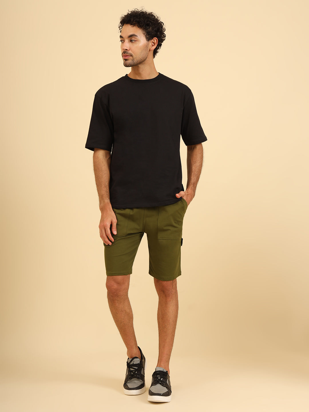 Easy Breezy comfy Fit Shorts Olive Green