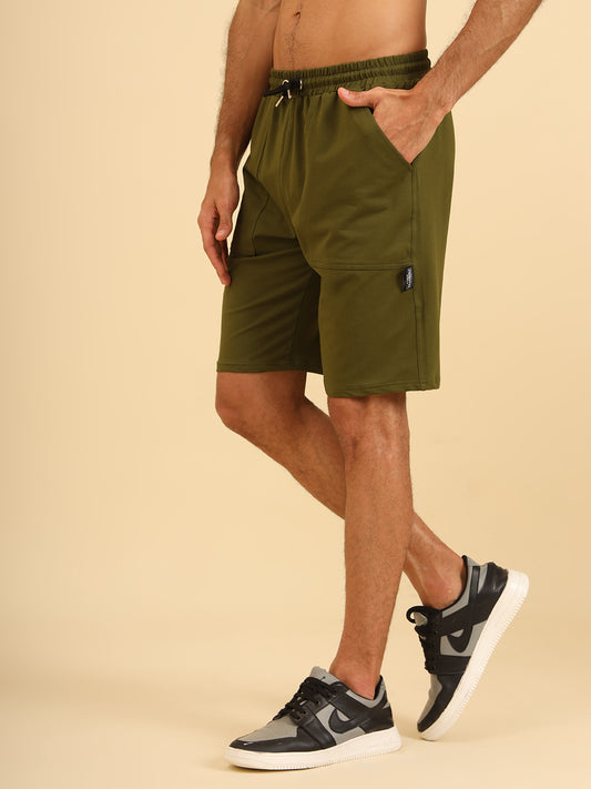 Easy Breezy comfy Fit Shorts Olive Green