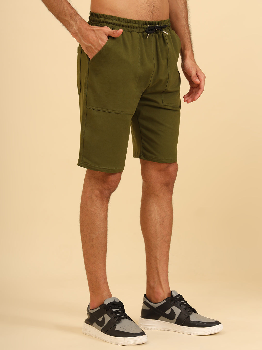 Easy Breezy comfy Fit Shorts Olive Green