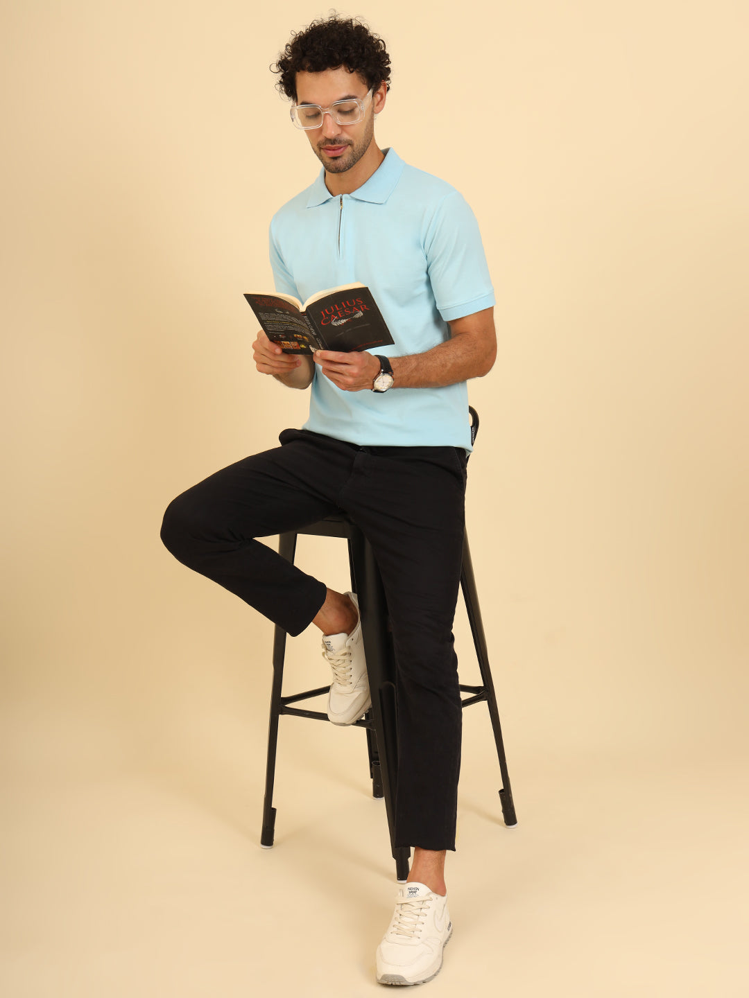 PURE COMFORT ZIPPER POLO T-SHIRTS