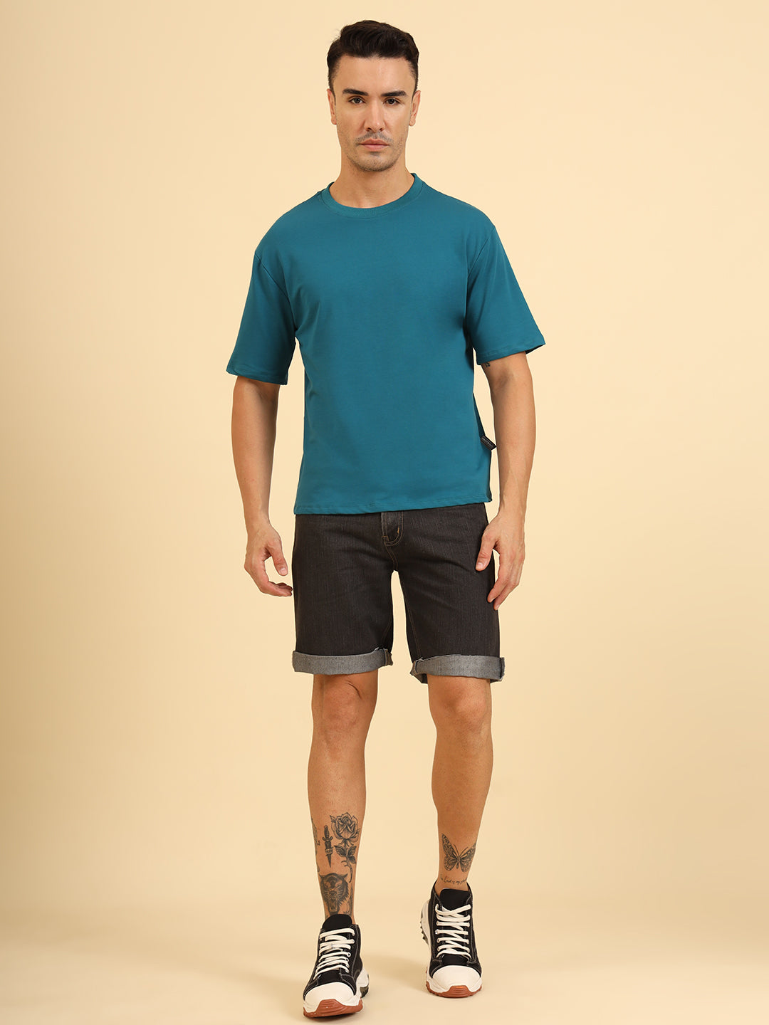 True Threads Oversized T-Shirt Teal Blue
