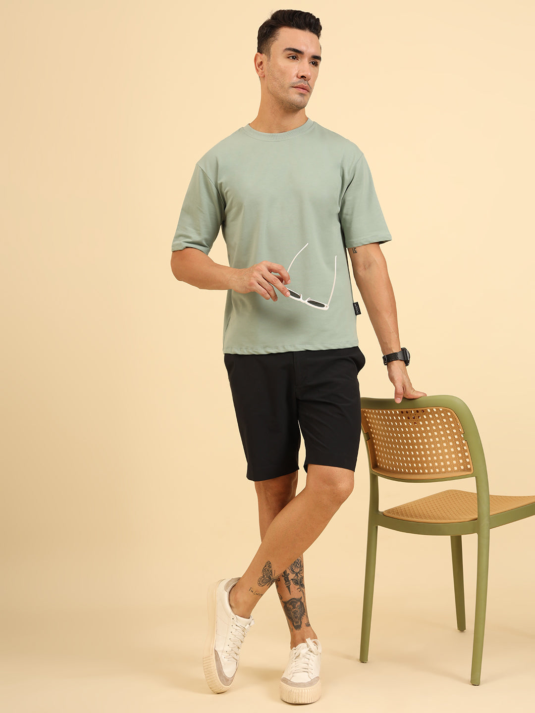 True Threads Oversized T-Shirt Pistachio Green